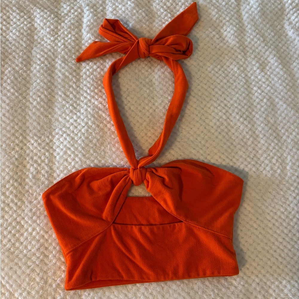 SHEIN Orange Crop Top